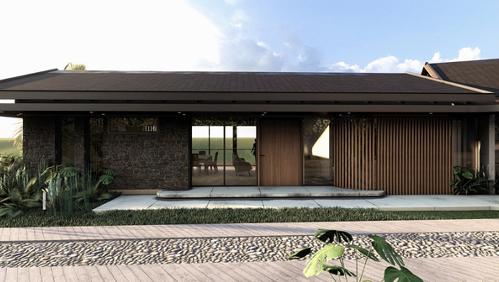 Front facade of an El Tonal country villa